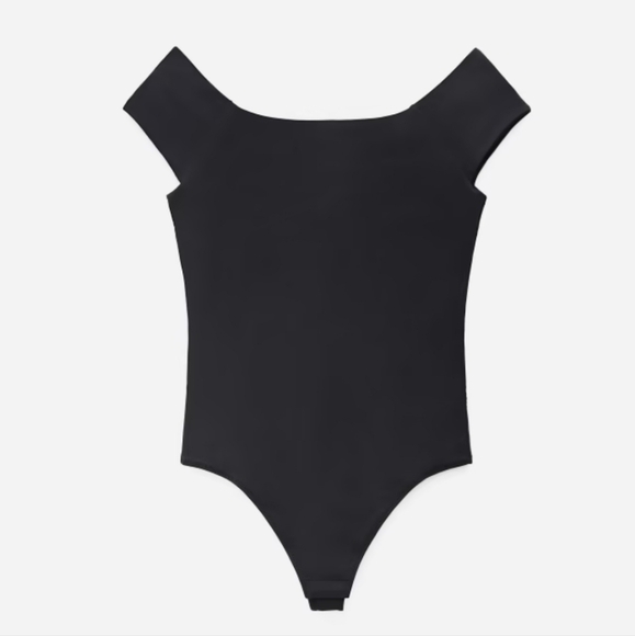 Everlane NWT off the Shoulder thong bodysuit in black size XS - Picture 4 of 6